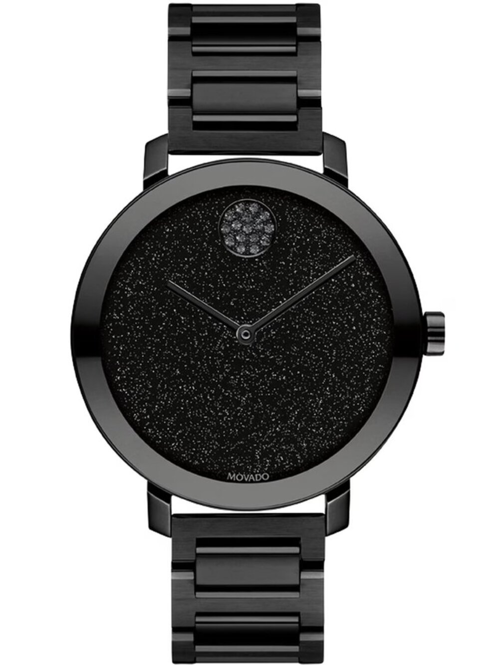 Movado Bold Crystal Galaxy Watch – Black Stainless Steel